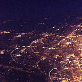 飞过北极圈所看到的奇异景色——