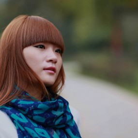 植物园人物肖像---小美妹妹