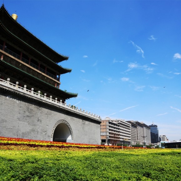雨后的西安总是有那么几天沁人心脾