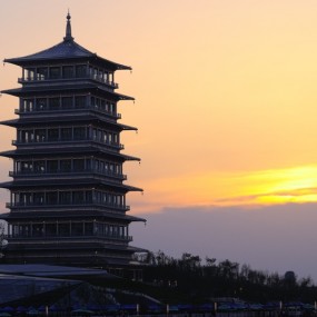 世园会里的建筑