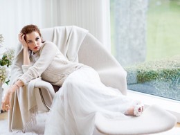 妩媚时尚的冬日婚纱摩登混搭