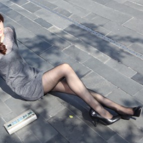 超性感身材，黑色丝袜美腿