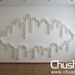 用卷筒卫生纸做出的唯美雕塑