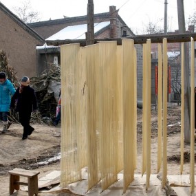 乡下的手工挂面。