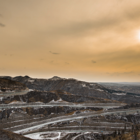 西安最美环山路雪景+航拍