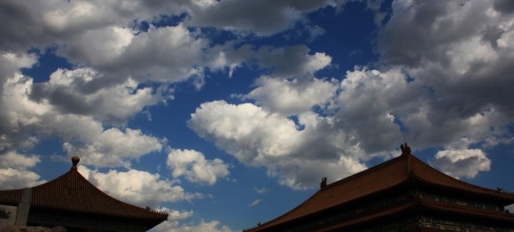 故宫 蓝天 白云