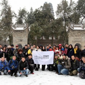 2011年1月2日小雁塔活动合影