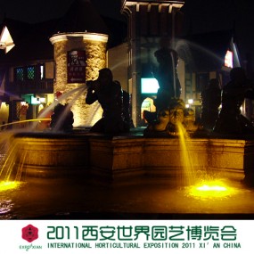 逛世园会夜景，别看快闭园了，人还是一样的多啊，有木有