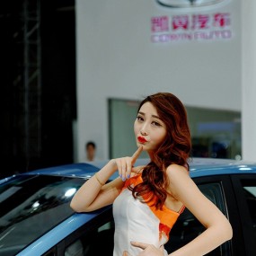 51车展拍模特