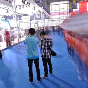 车展的流动人群