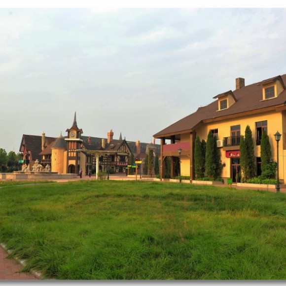 世博园的夕阳晚照