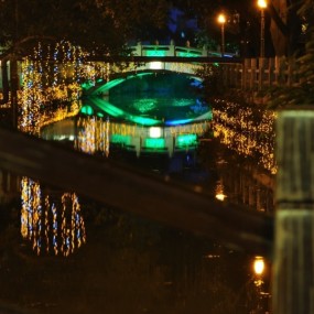 夜游小榄水色匝