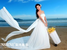 三亚阳光海岸婚纱摄影机构---爱在三亚