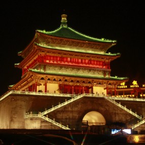 西安钟楼夜景