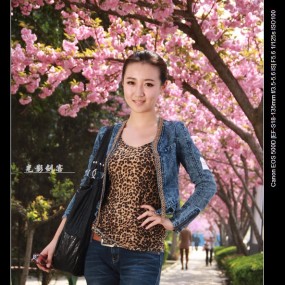 4月8日活动的模特-----人比桃花艳