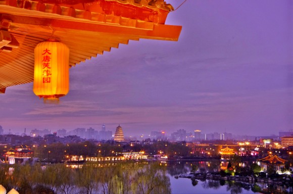 谁说芙蓉园不能拍美景