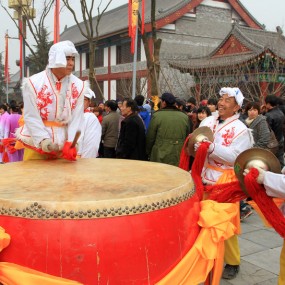 楼观庙会看热闹