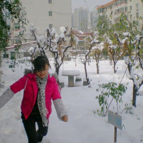 2008年的那一场雪（人像习作）