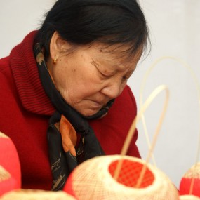 非物质文化遗产 白鹿塬竹篾子灯笼编织技艺