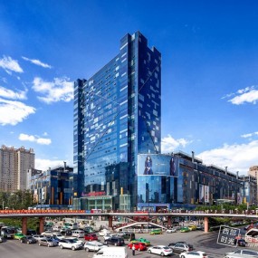 西安小寨赛格的白天和夜晚-佳能移轴镜头拍摄