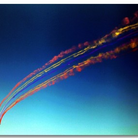 骊山上空 雄鹰翱翔------八一飞行表演纪实