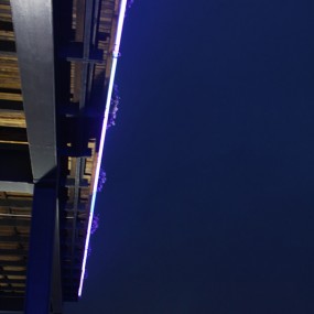 再发一张浐灞夜景！