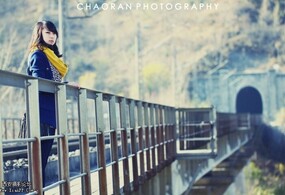 CHAORAN-学校后山上一组人像