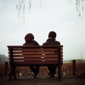 一组背影很经典