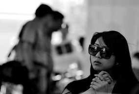 黑白颗粒人像MM