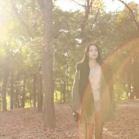 秋色•暖阳•美女