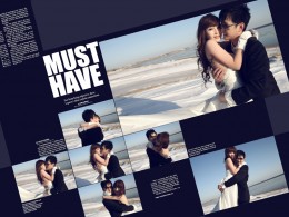 海边婚纱照记录爱人瞬间（王浩作品）