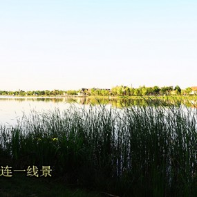 水天相连一线景