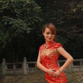 兴庆公园古装美女