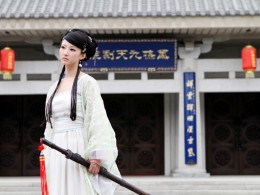 曲江壹影古装摄影打造侠女