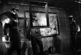 odbo时尚黑白男女装09年夏季橱窗设计