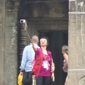 这个大妈是自拍高手！！