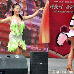 世博园的美女们