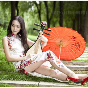 2013-7-28西安曲江南湖外拍旗袍美女