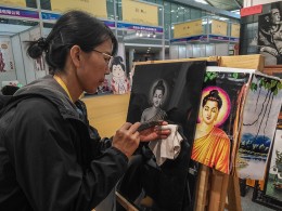 錾画艺术  惟妙惟肖