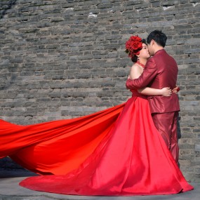 【蹭拍婚纱】小东门城墙根下
