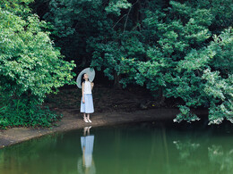 那天的细雨将我裹紧
