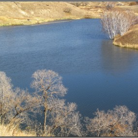 我在坝上拍水景
