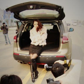 敬业的摄影者...