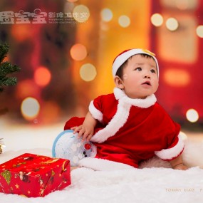 圣诞宝宝。。。（棚拍新作）