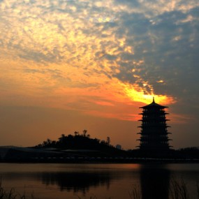 [年度评选] 夕阳余辉下的长安塔