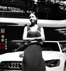 曲江车展的美女们_航海王基德摄影