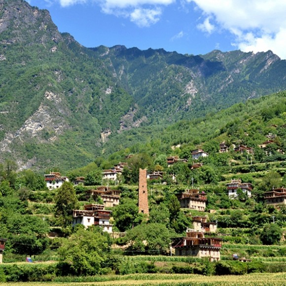 美丽的甘南——丹巴 卡布古碉群