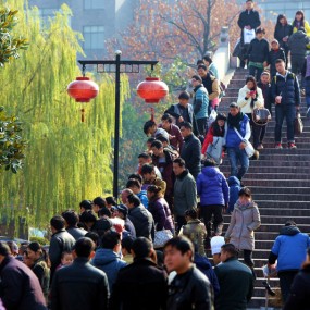 周末，嘉兴月河街走走拍拍