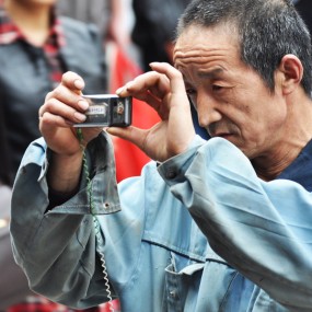 五一节里可敬的劳动者