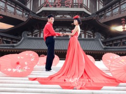 大唐西市大红色